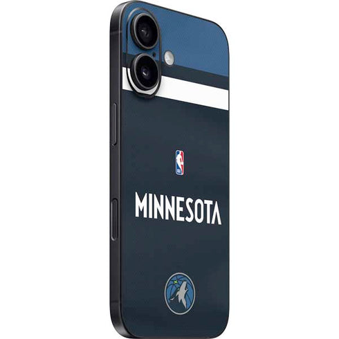 NBA Minnesota Timberwolves Jersey iPhone 16 Plus Skin
